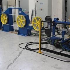 Spinning Machines for Fiberglass Application on Cables